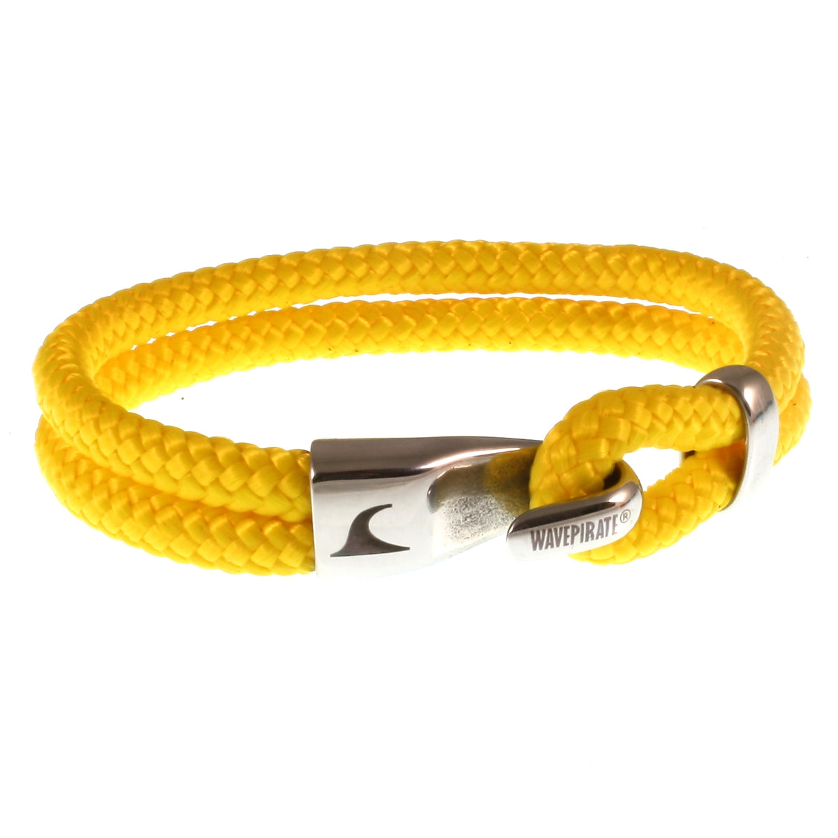 Segeltau-Armband-Herren-damen-Peak-gelb-geflochten-Edelstahlverschluss-vorn-wavepirate-shop-st