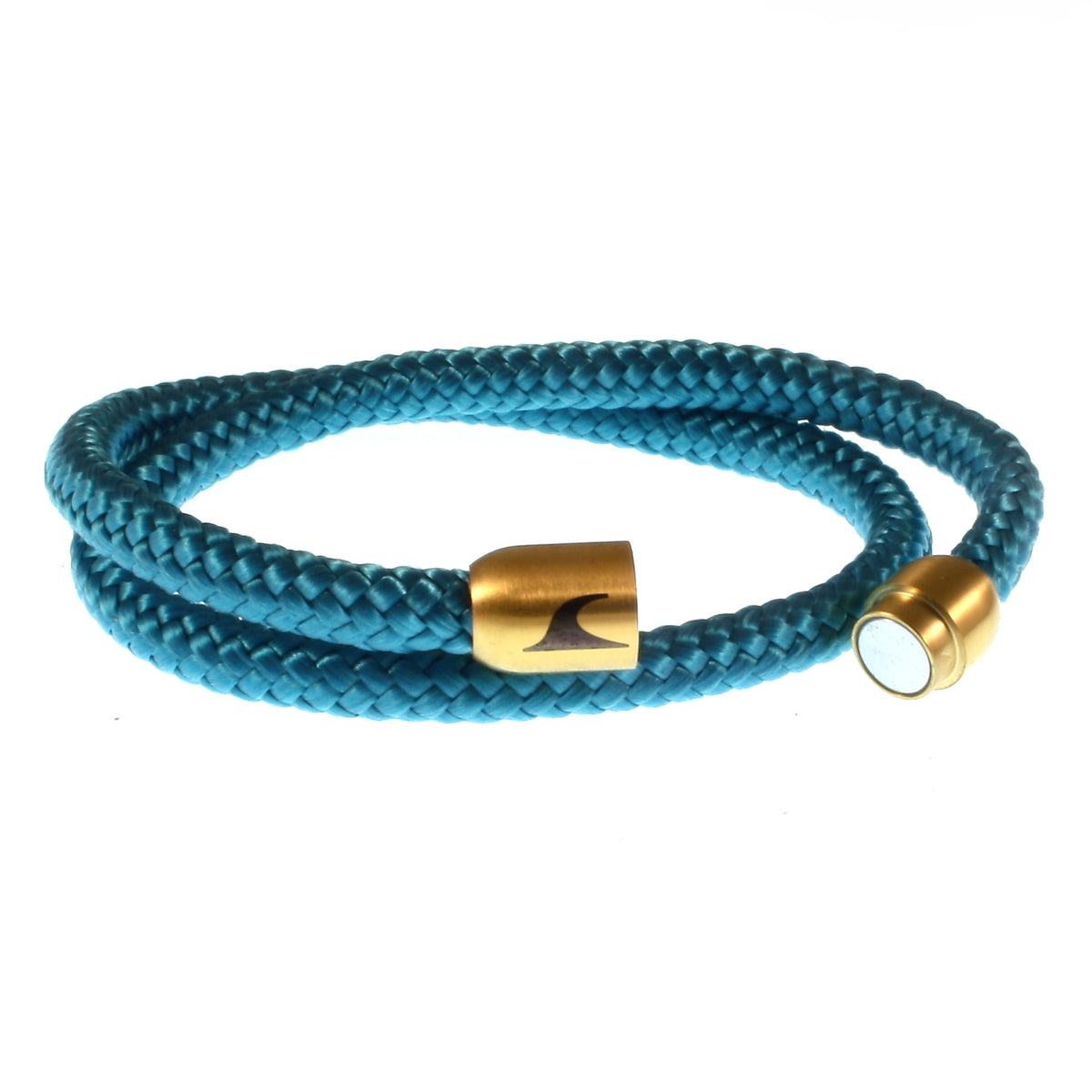 Segeltau-Armband-Herren-damen-hawaii-blau-gold-Edelstahlverschluss-offen-wavepirate-shop-st
