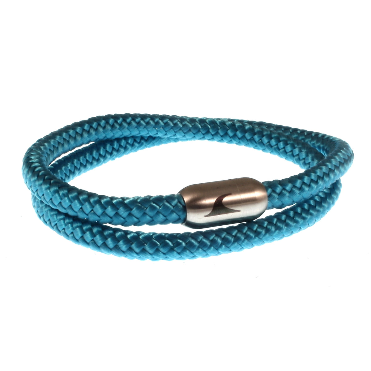 Segeltau-Armband-Herren-damen-hawaii-blau-silber-Edelstahlverschluss-vorn-wavepirate-shop-st