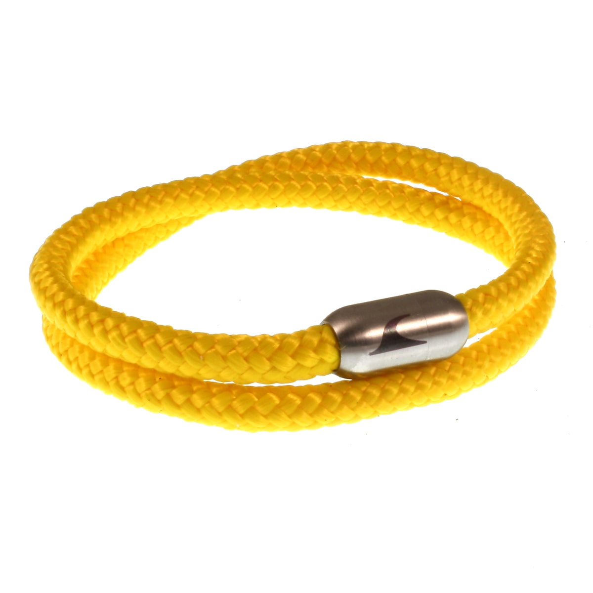 Segeltau-Armband-Herren-damen-hawaii-gelb-silber-Edelstahlverschluss-vorn-wavepirate-shop-st