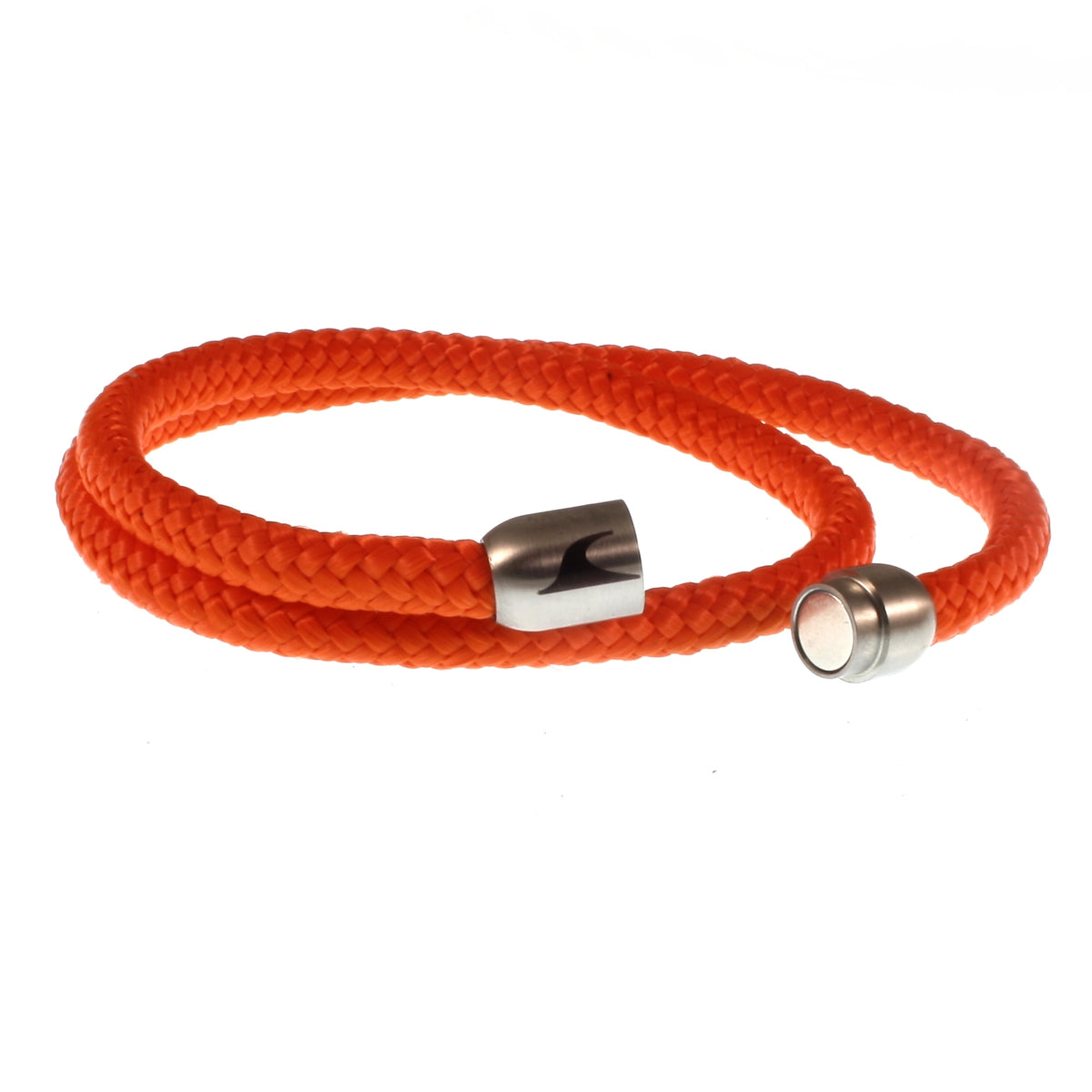 Segeltau-Armband-Herren-damen-hawaii-orange-silber-Edelstahlverschluss-offen-wavepirate-shop-st