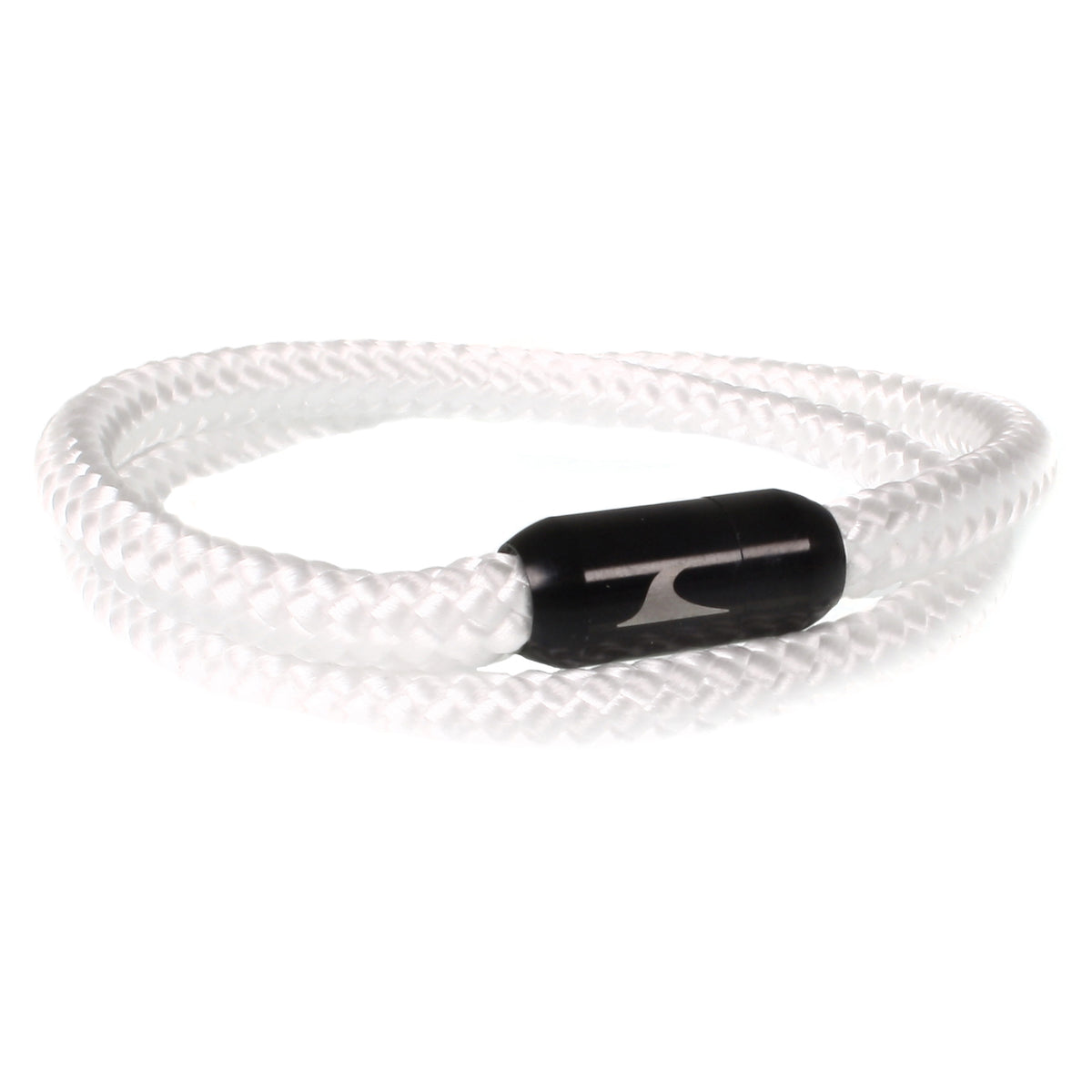 Segeltau-Armband-Herren-damen-hawaii-weiss-schwarz-Edelstahlverschluss-vorn-wavepirate-shop-st