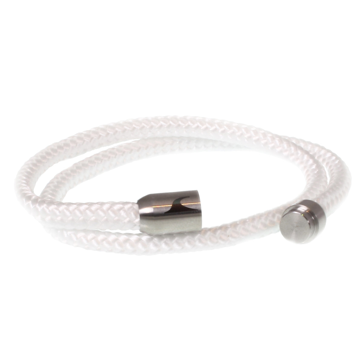 Segeltau-Armband-Herren-damen-hawaii-weiss-silber-Edelstahlverschluss-offen-wavepirate-shop-st