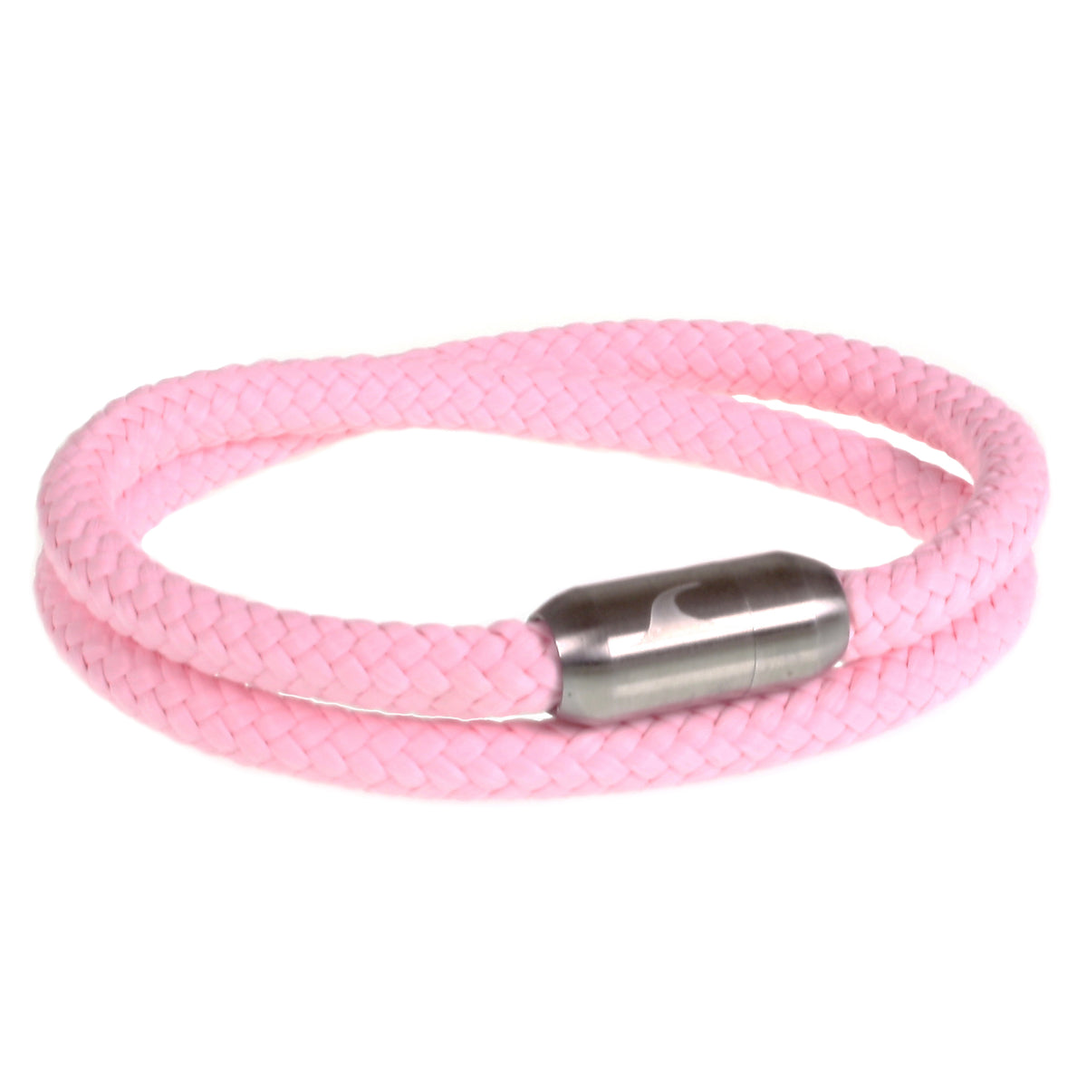 Segeltau-Armband-damen-hawaii-rosa-silber-Edelstahlverschluss-vorn-wavepirate-shop-st