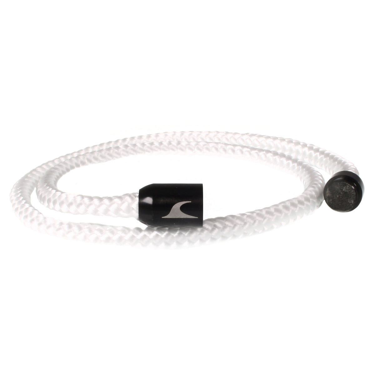 Segeltau-Herren-Armband-Herren-damen-hawaii-weiss-schwarz-Edelstahlverschluss-offen-wavepirate-shop-st