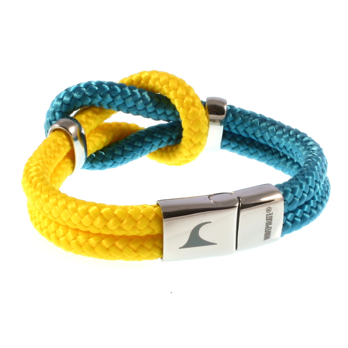 Segeltau-armband-Damen-pure-blau-gelb-silber-geflochten-Edelstahlverschluss-hinten-wavepirate-shop-st