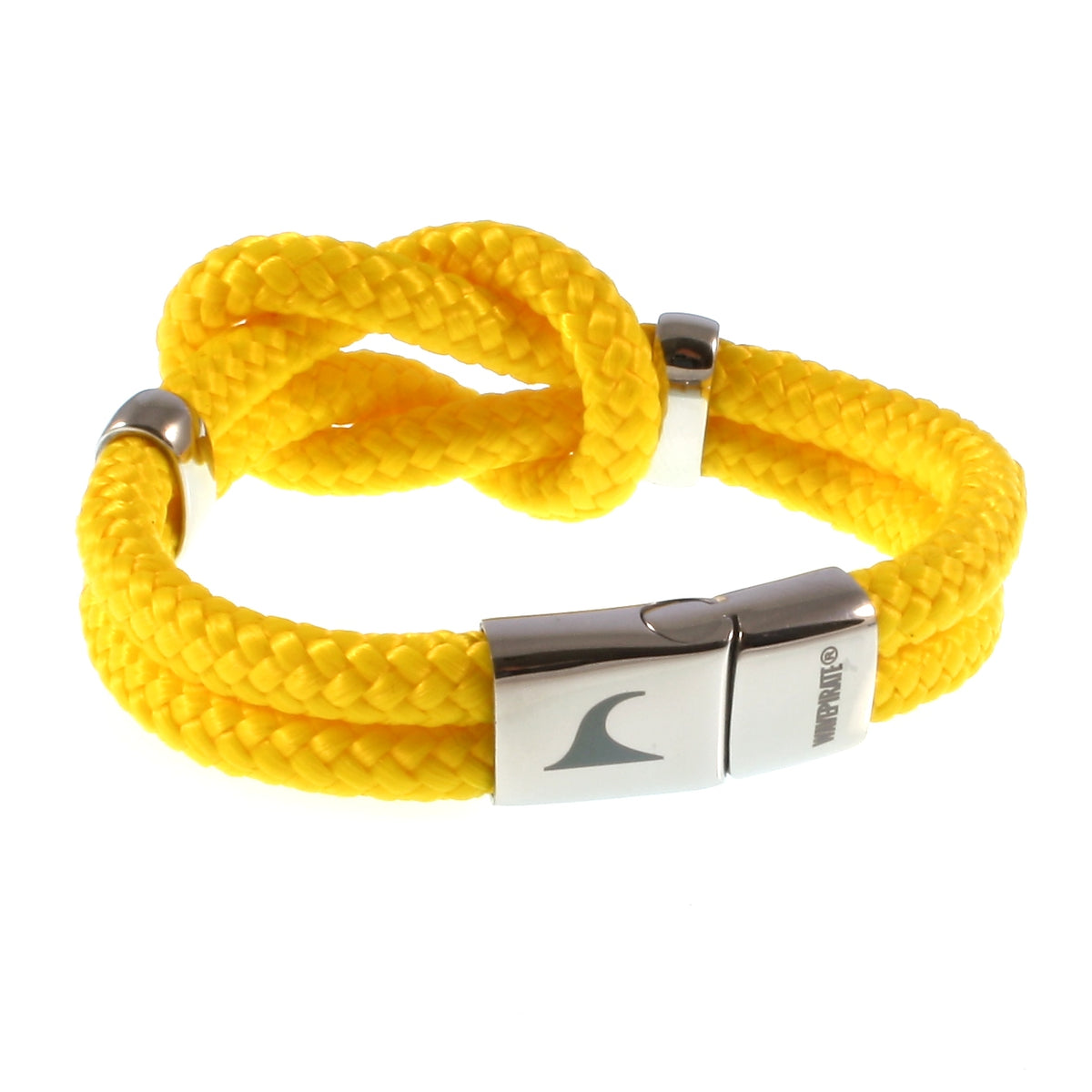 Segeltau-armband-Damen-pure-gelb-silber-geflochten-Edelstahlverschluss-hinten-wavepirate-shop-st