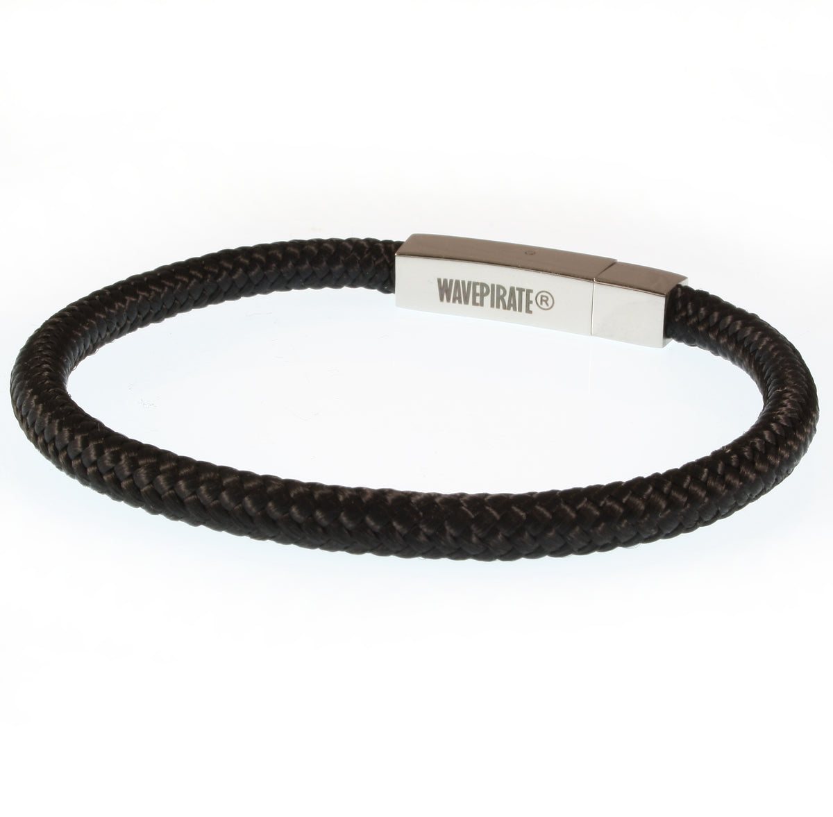 Segeltau-armband-Herren-damen-one-schwarz-geflochten-Edelstahlverschluss-hinten-wavepirate-shop-st