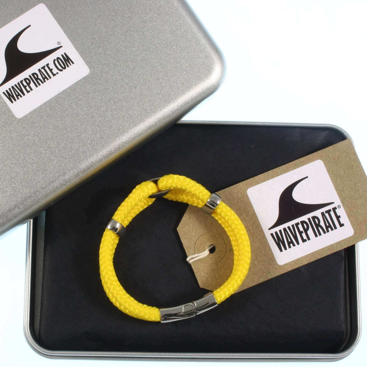 Segeltauarmband-Damen-roma-gelb-geflochten-Edelstahlverschluss-geschenkverpackung-wavepirate-shop-st