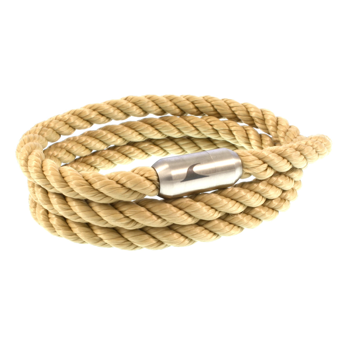 Segeltauarmband-herren-beige-storm-kordel-Edelstahlverschluss-vorn-wavepirate-shop-k