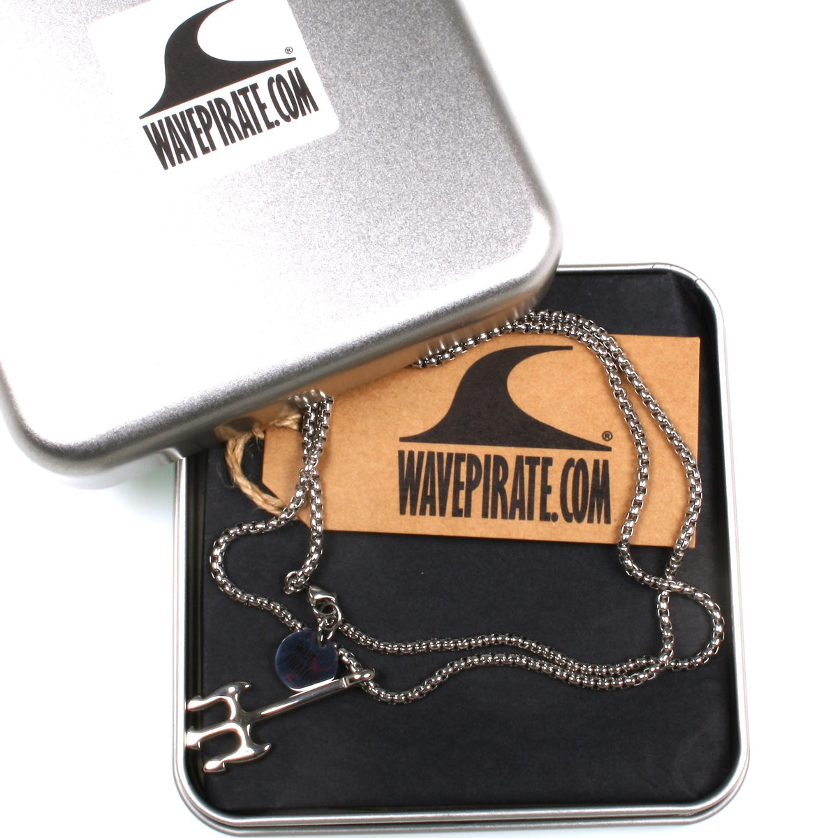 edelstahl-halskette-Herren-damen-neptun-silber-wasserfest-Edelstahlverschluss-geschenkverpackung-wavepirate-shop-es