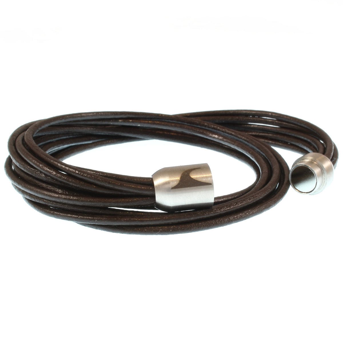 leder-armband-damen-braun-silber-fem2-Edelstahlverschluss-offen-wavepirate-shop-r