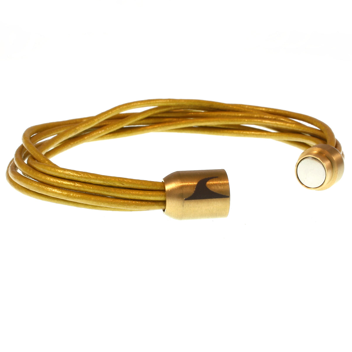 leder-armband-damen-gold-fem-Edelstahlverschluss-offen-wavepirate-shop-r