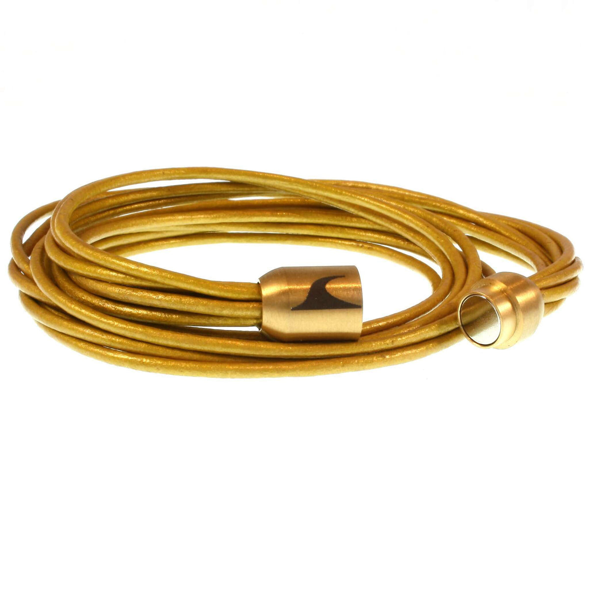 leder-armband-damen-gold-fem2-Edelstahlverschluss-offen-wavepirate-shop-r