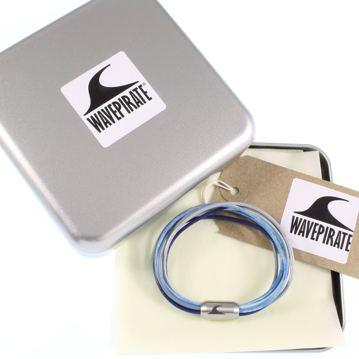 leder-armband-damen-marine-blau-silber-Edelstahlverschluss-geschenkverpackung-wavepirate-shop-r