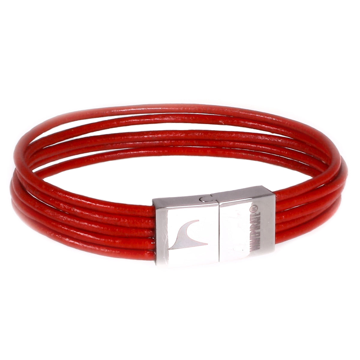 leder-armband-damen-rot-donna-riemen-Edelstahlverschluss-vorn-wavepirate-shop