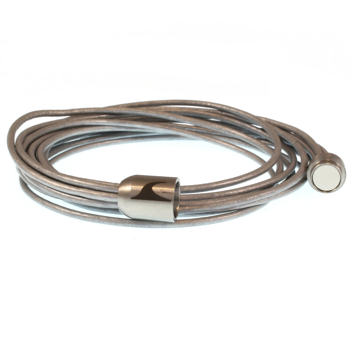 leder-armband-damen-silber-fem2-Edelstahlverschluss-offen-wavepirate-shop-r