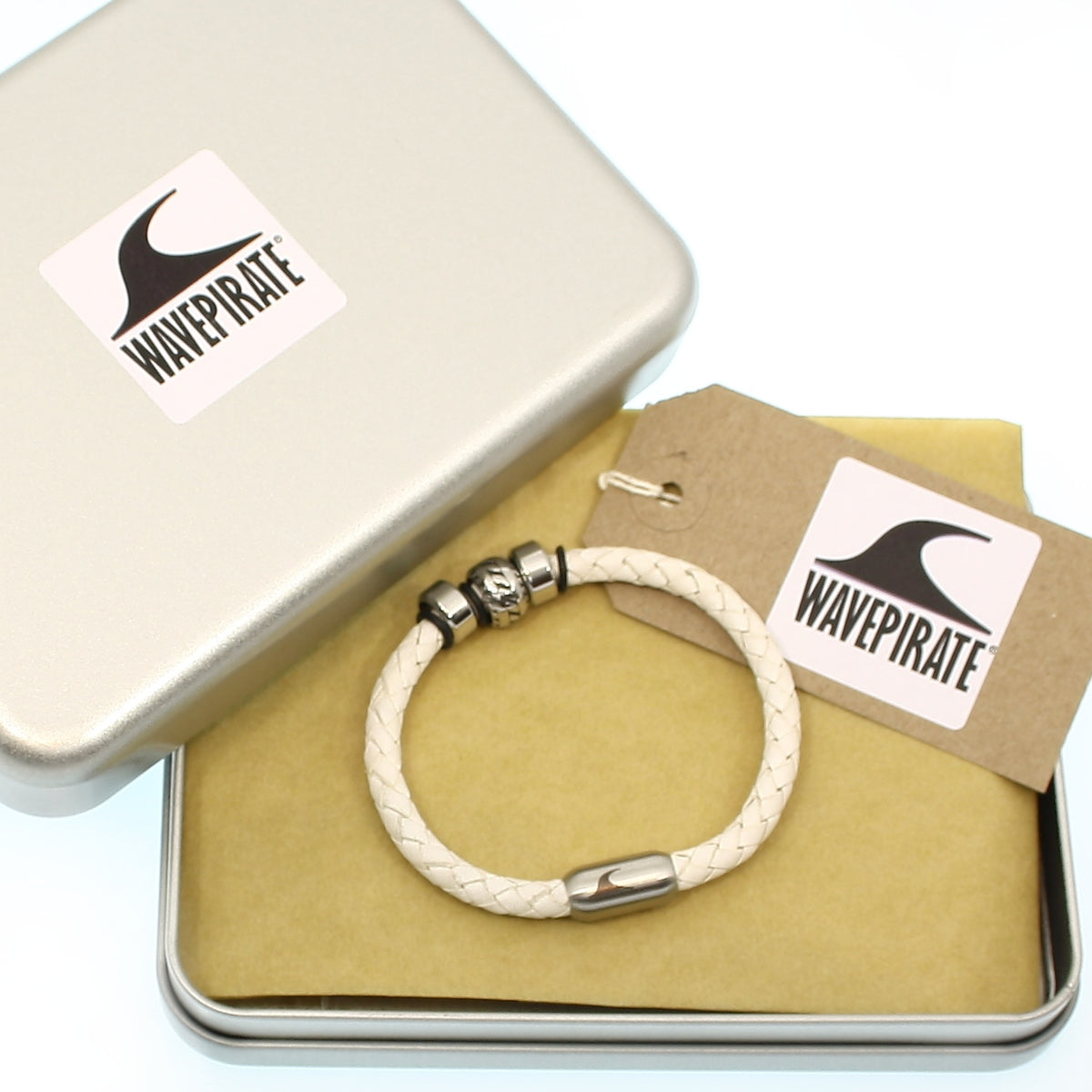 leder-armband-herren-steel-weiss-silber-steel-geflochten-Edelstahlverschluss-geschenkverpackung-wavepirate-shop-f