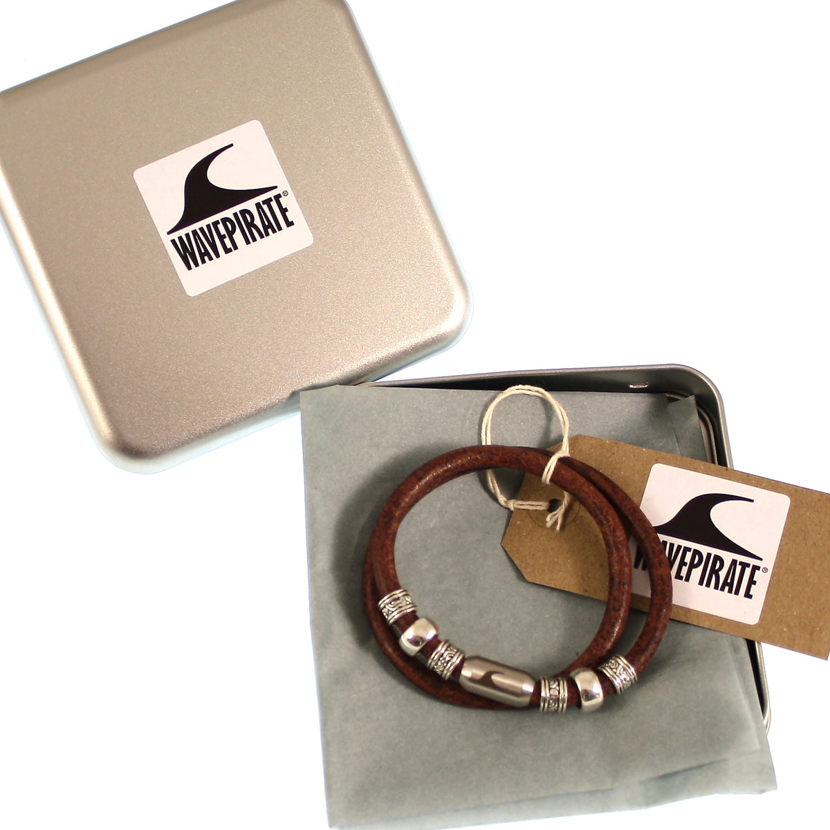 leder-halskette-Herren-damen-charm-cognac-silber-massiv-Edelstahlverschluss-geschenkverpackung-wavepirate-shop-r
