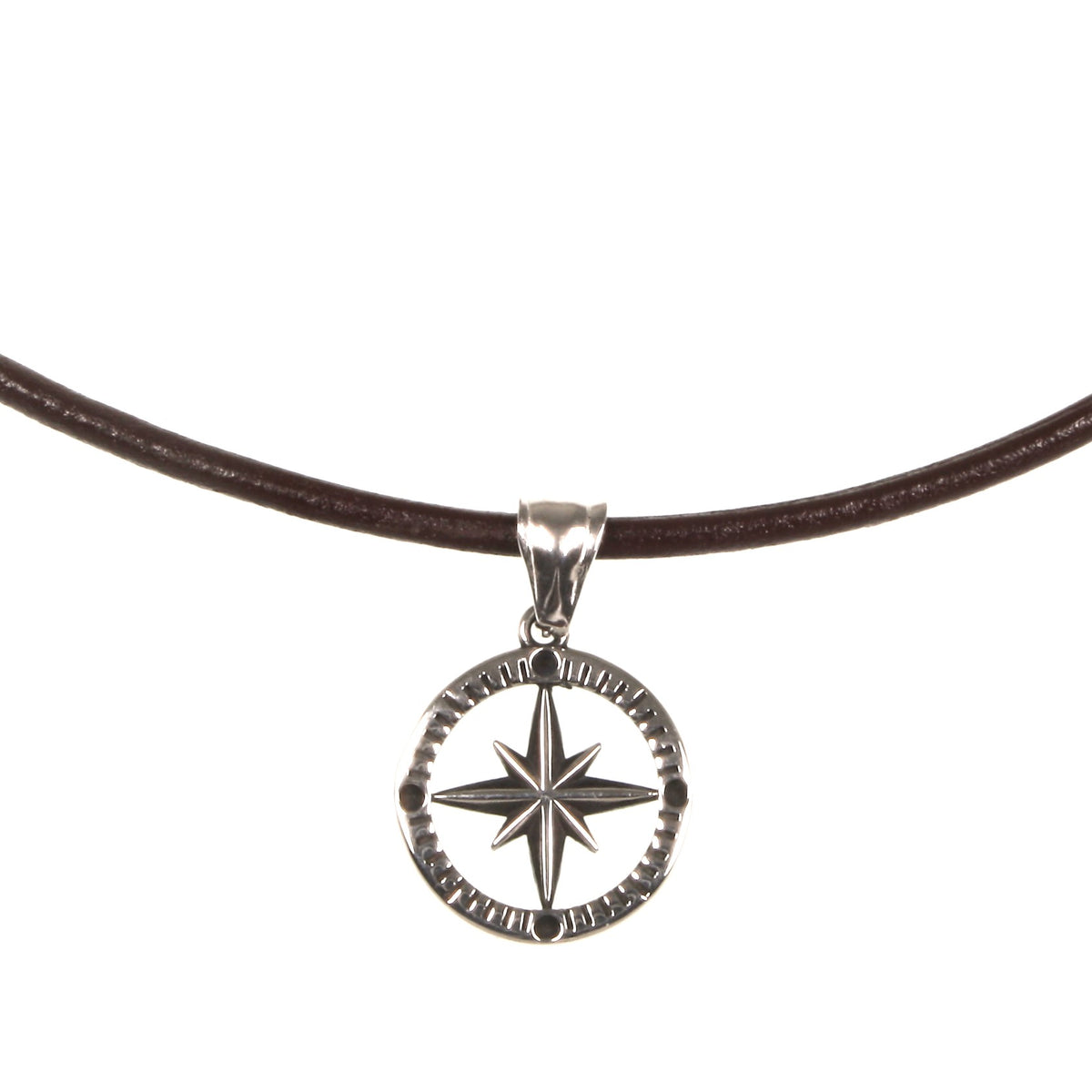 leder-halskette-Herren-damen-kompass-windrose-braun-riemen-massiv-Edelstahlverschluss-anhaenger-wavepirate-shop-r