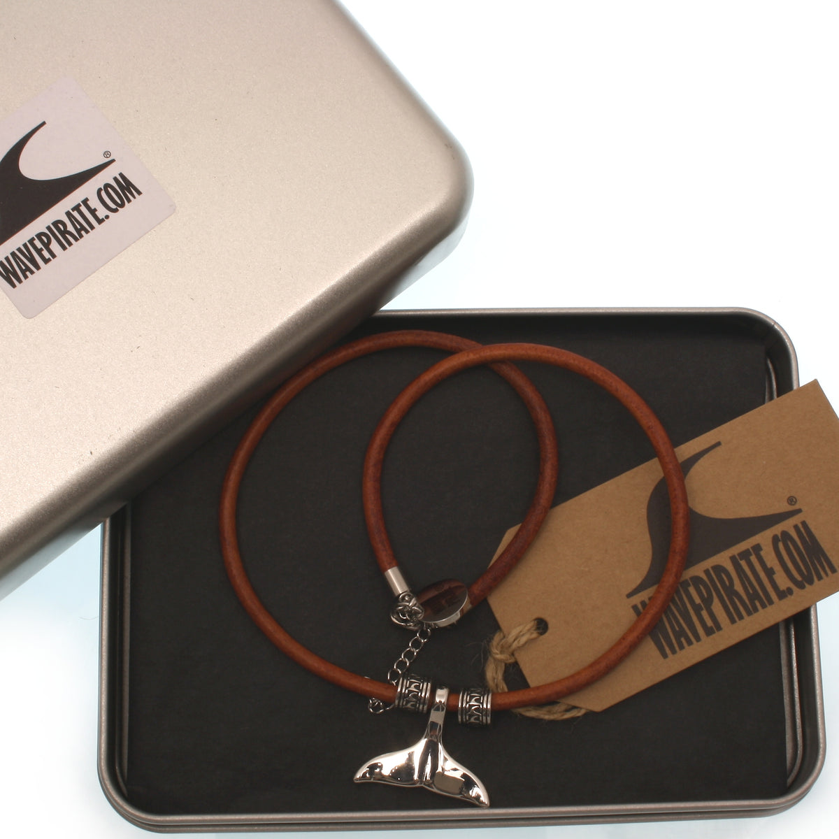 leder-halskette-Herren-damen-moby-wal-cognac-riemen-massiv-Edelstahlverschluss-geschenkverpackung-wavepirate-shop-r