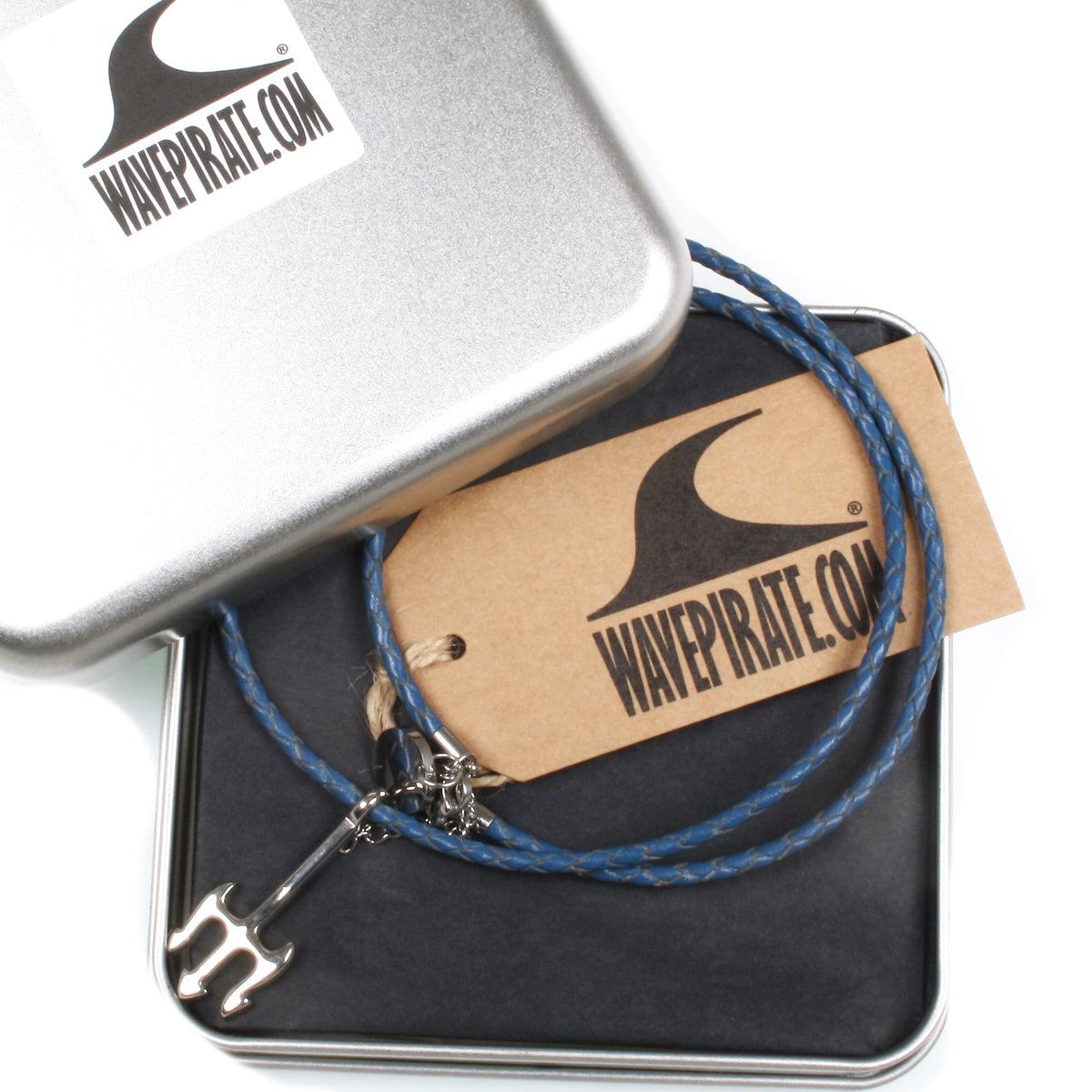 leder-halskette-Herren-damen-neptun-blau-geflochten-Edelstahlverschluss-geschenkverpackung-wavepirate-shop-f