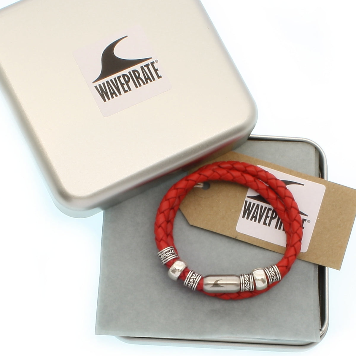 leder-halskette-damen-Herren-charm-rot-silber-geflochten-Edelstahlverschluss-geschenkverpackung-wavepirate-shop-f