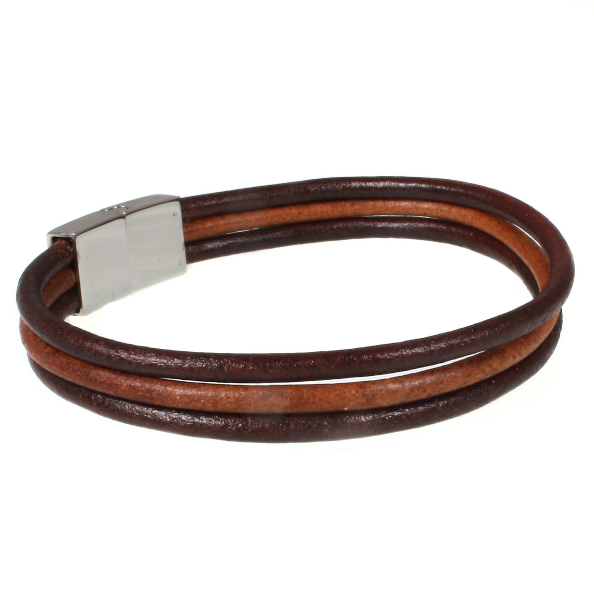lederarmband-herren-braun-cognac-trio-massiv-Edelstahlverschluss-hinten-wavepirate-shop-r