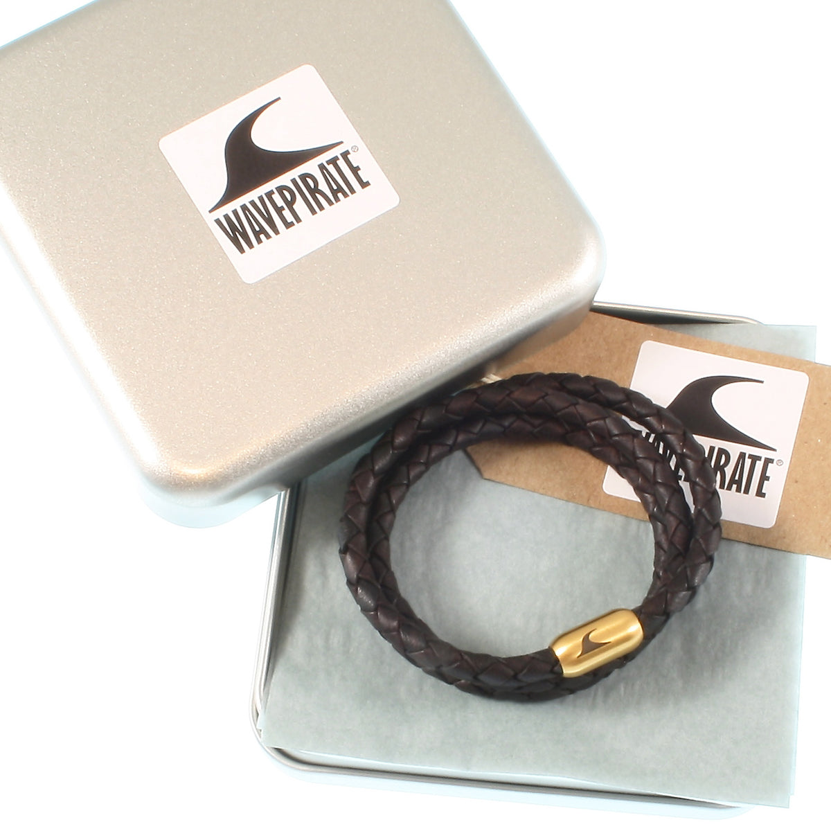lederarmband-herren-braun-gold-storm-geflochten-Edelstahlverschluss-geschenkverpackung-wavepirate-shop-f