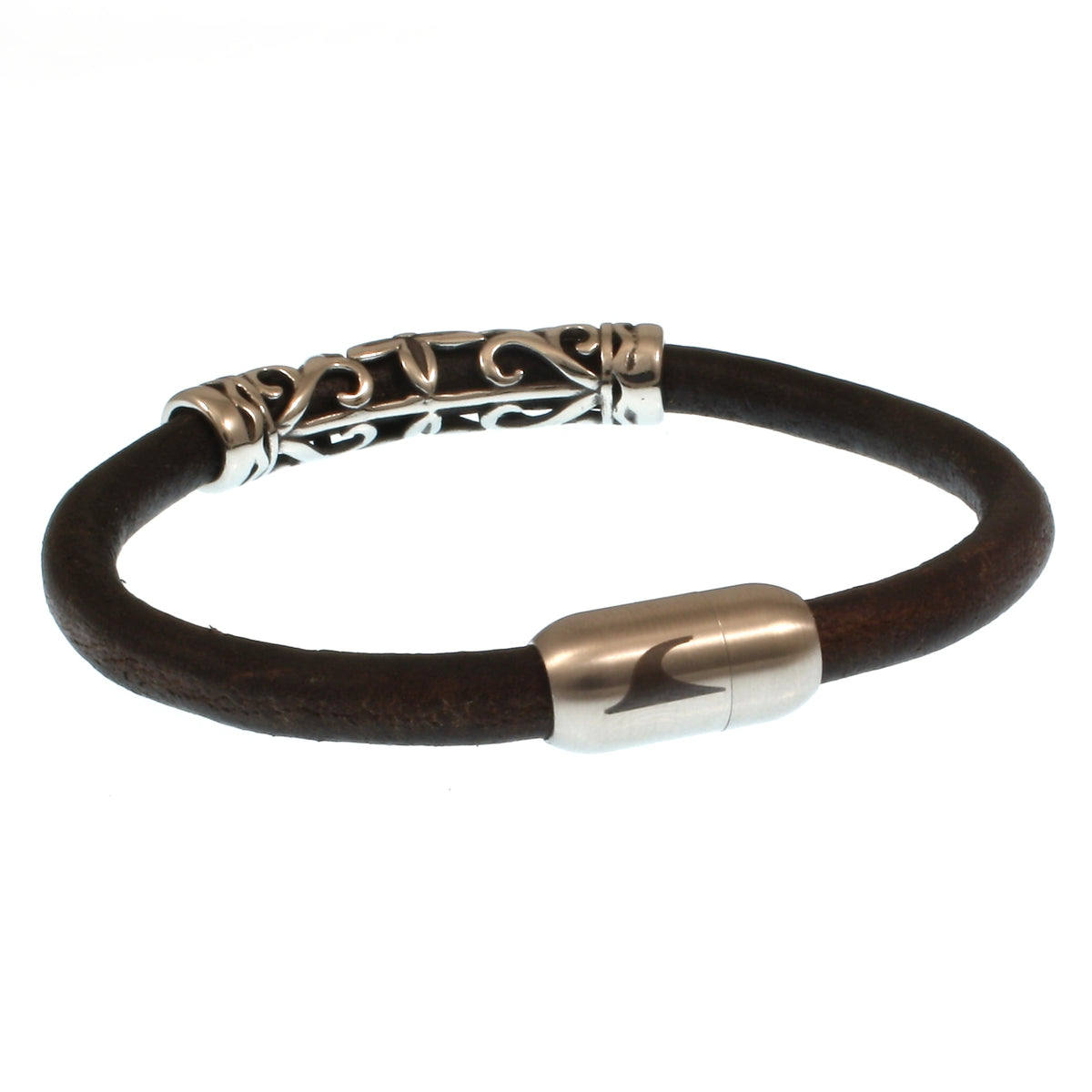 lederarmband-herren-braun-sylt-xo-massiv-Edelstahlverschluss-hinten-wavepirate-shop-r