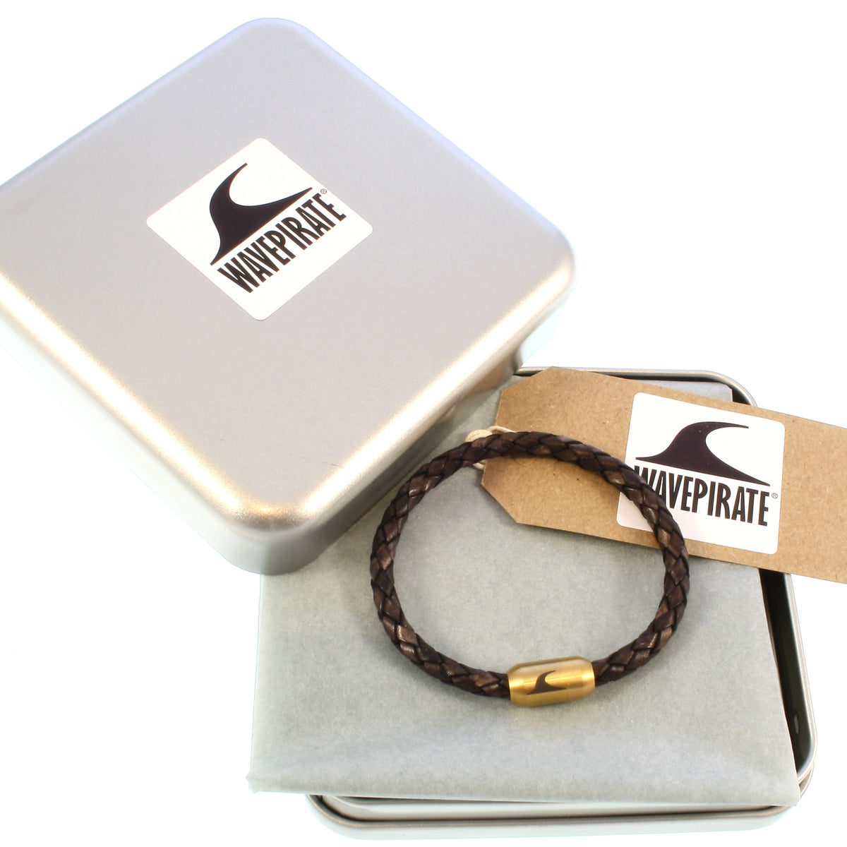 lederarmband-herren-damen-braun-gold-sylt-geflochten-Edelstahlverschluss-geschenkverpackung-wavepirate-shop-f