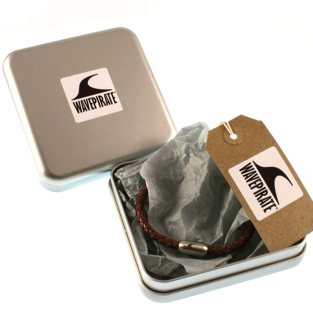 lederarmband-herren-damen-cognac-silber-sylt-geflochten-Edelstahlverschluss-geschenkverpackung-wavepirate-shop-f