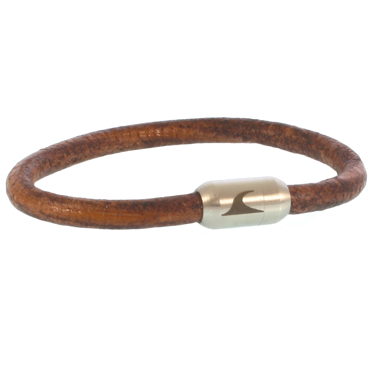 lederarmband-herren-damen-cognac-silber-sylt-massiv-Edelstahlverschluss-vorn-wavepirate-shop-r