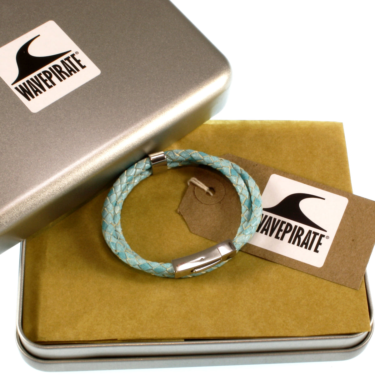lederarmband-herren-damen-eisblau-two-geflochten-Edelstahlverschluss-geschenkverpackung-wavepirate-shop-f