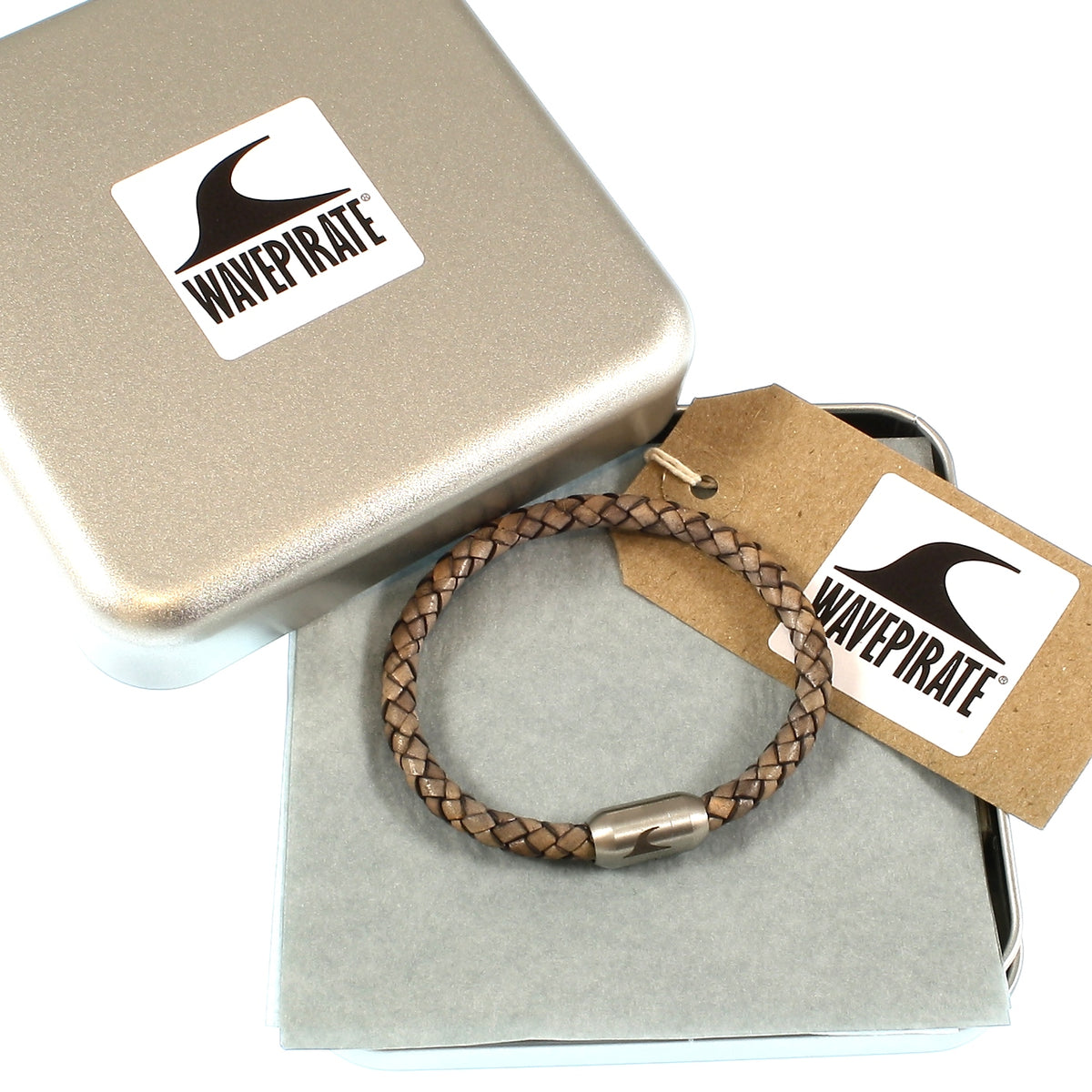 lederarmband-herren-damen-nuss-silber-sylt-geflochten-Edelstahlverschluss-geschenkverpackung-wavepirate-shop-f