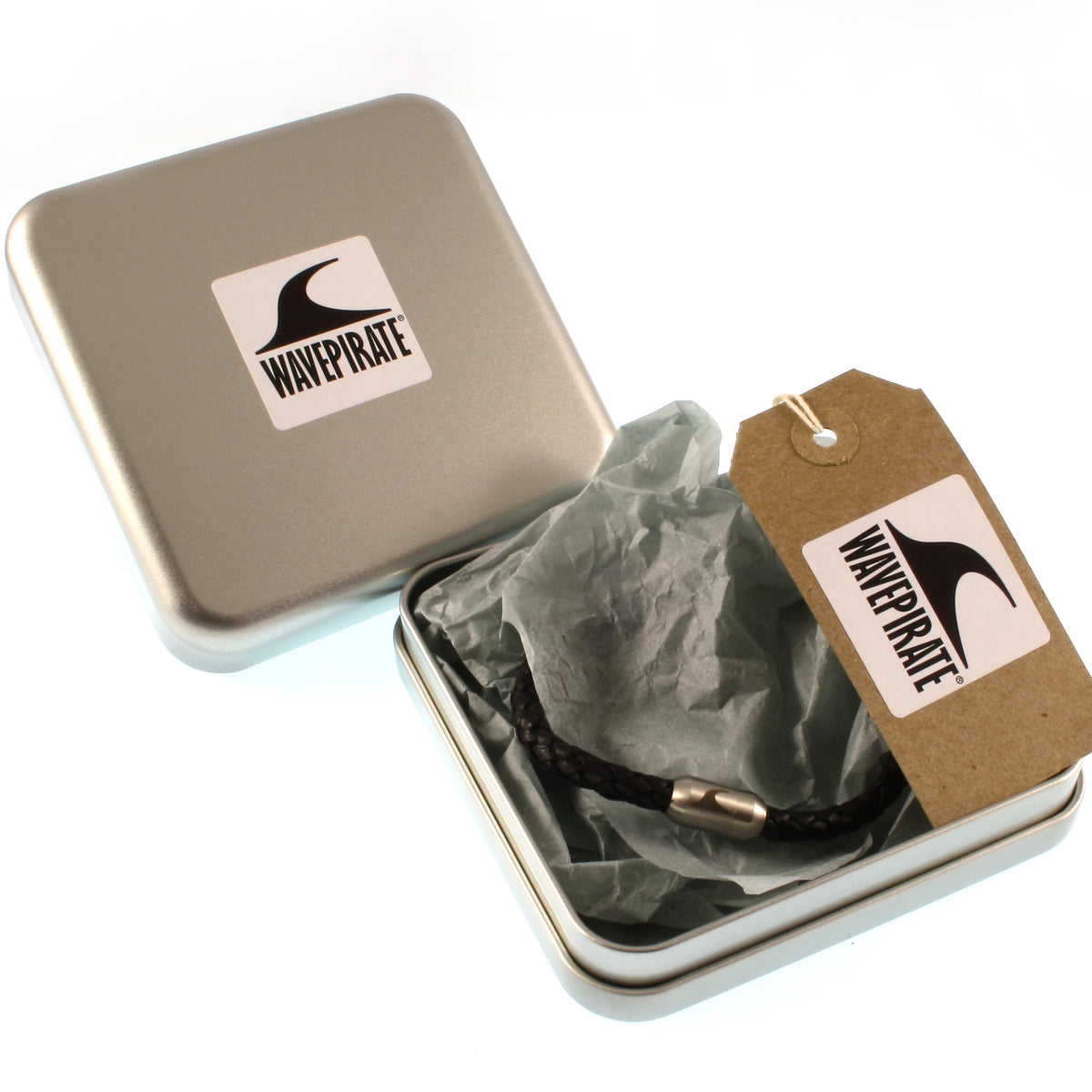 lederarmband-herren-damen-schwarz-silber-sylt-geflochten-Edelstahlverschluss-geschenkverpackung-wavepirate-shop-f