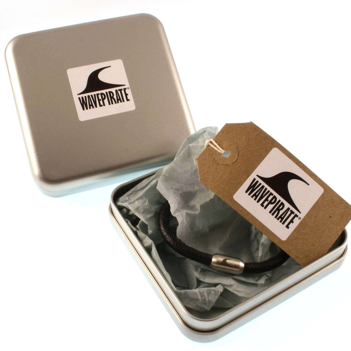 lederarmband-herren-damen-schwarz-silber-sylt-massiv-Edelstahlverschluss-geschenkverpackung-wavepirate-shop-r