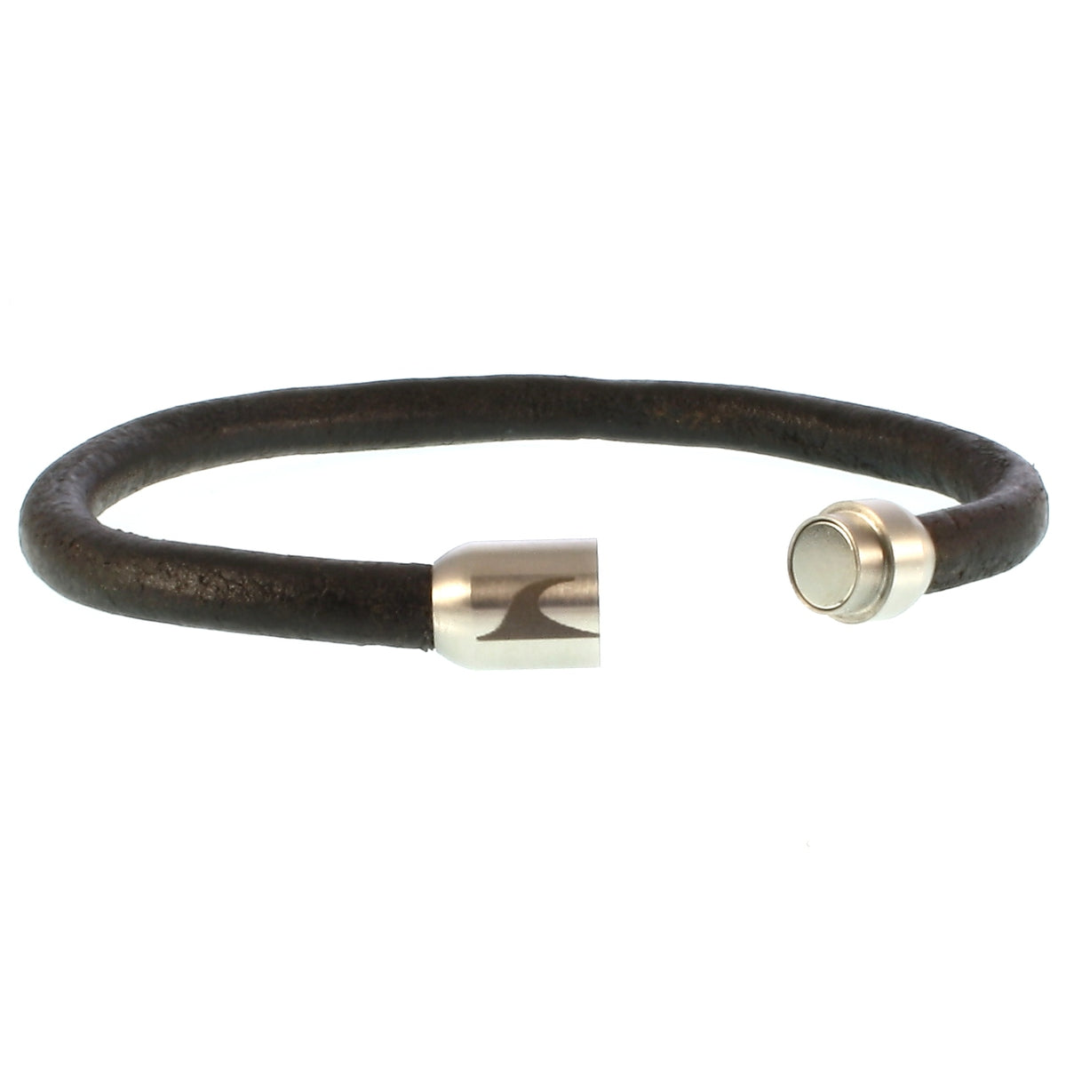 lederarmband-herren-damen-schwarz-silber-sylt-massiv-Edelstahlverschluss-offen-wavepirate-shop-r