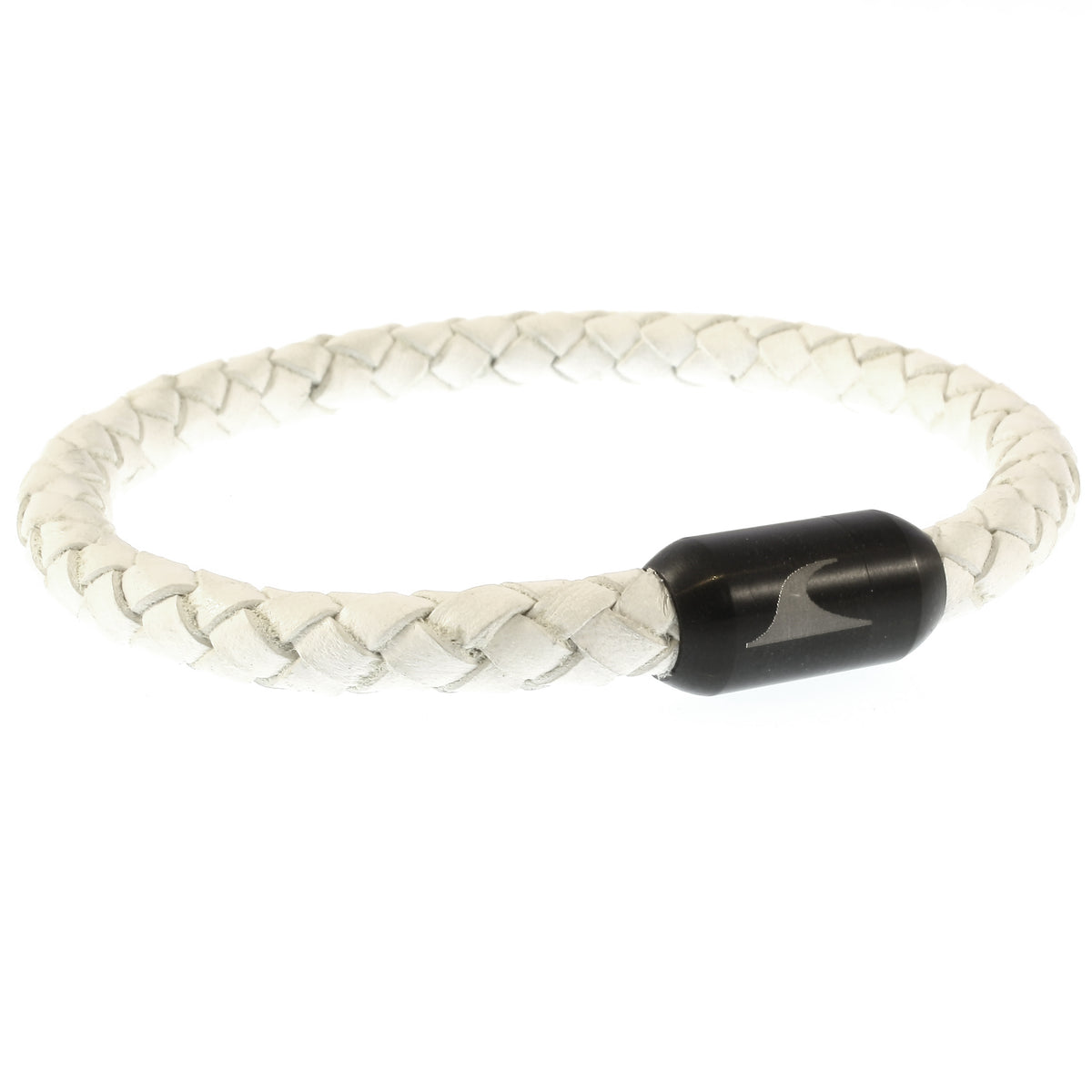 lederarmband-herren-damen-weiss-schwarz-geflochten-Edelstahlverschluss-vorn-wavepirate-shop-f