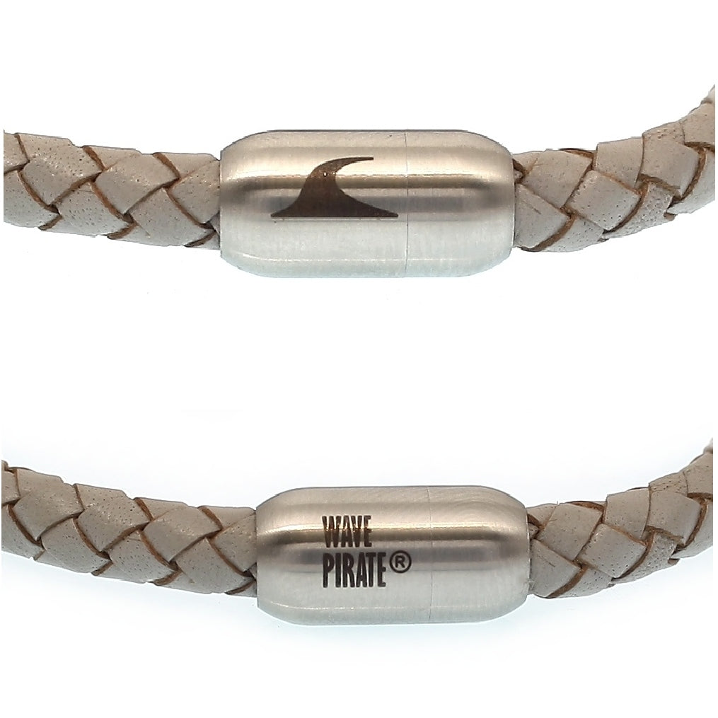lederarmband-herren-grau-silber-steel-geflochten-Edelstahlverschluss-detail-wavepirate-shop-f