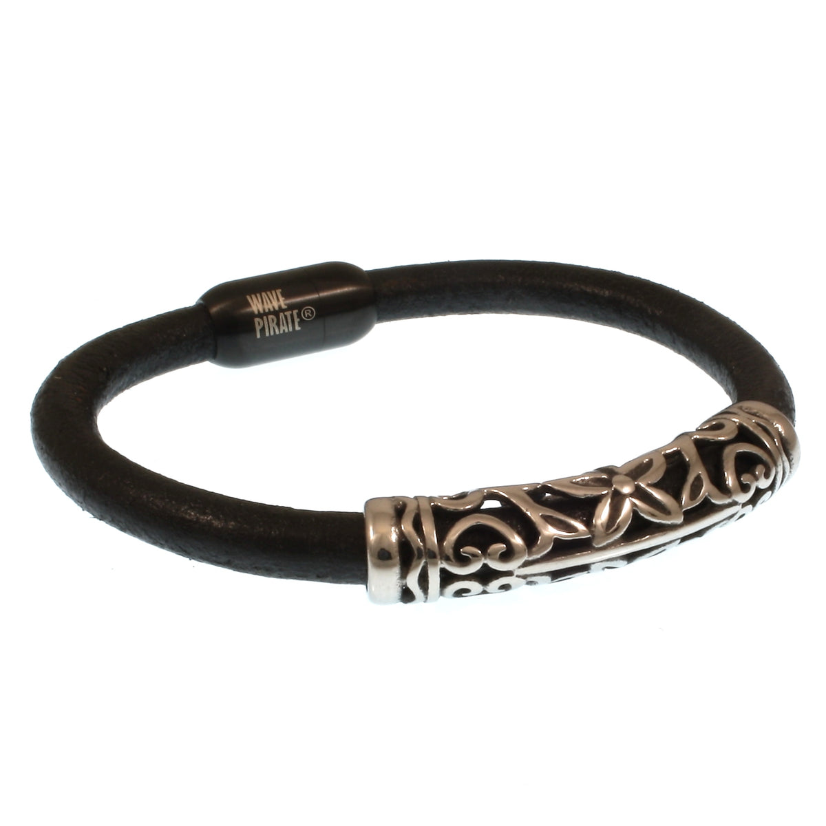 lederarmband-herren-schwarz-sw-sylt-xo-massiv-Edelstahlverschluss-vorn-wavepirate-shop-r2