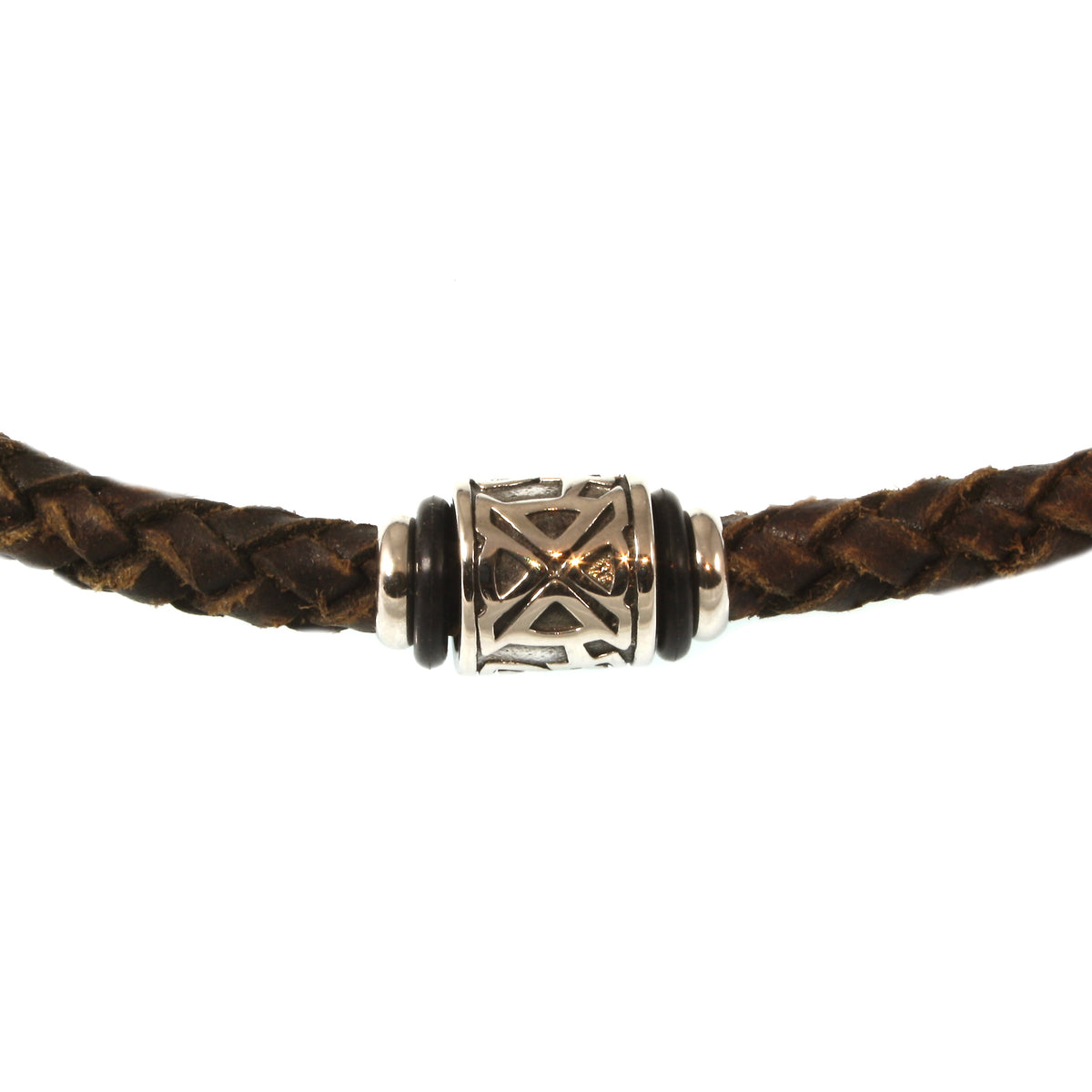 lederhalskette-Herren-damen-braun-shine-geflochten-Edelstahlverschluss-detail-wavepirate-shop-f