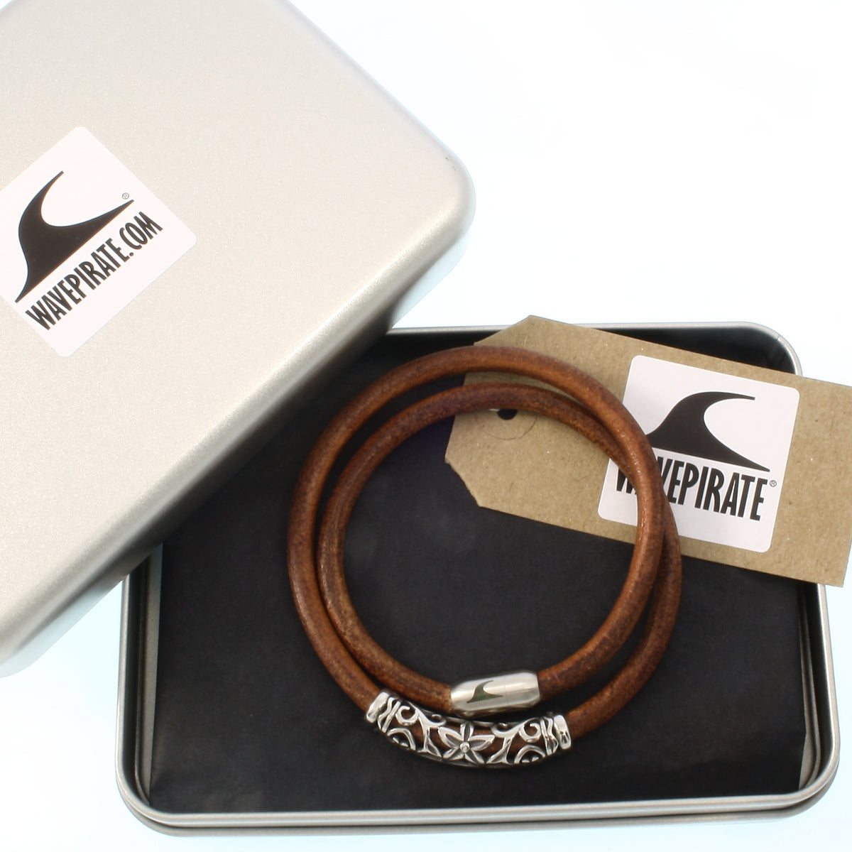 lederhalskette-herren-damen-braun-silber-xo-riemen-massiv-Edelstahlverschluss-geschenkverpackung-wavepirate-shop-r