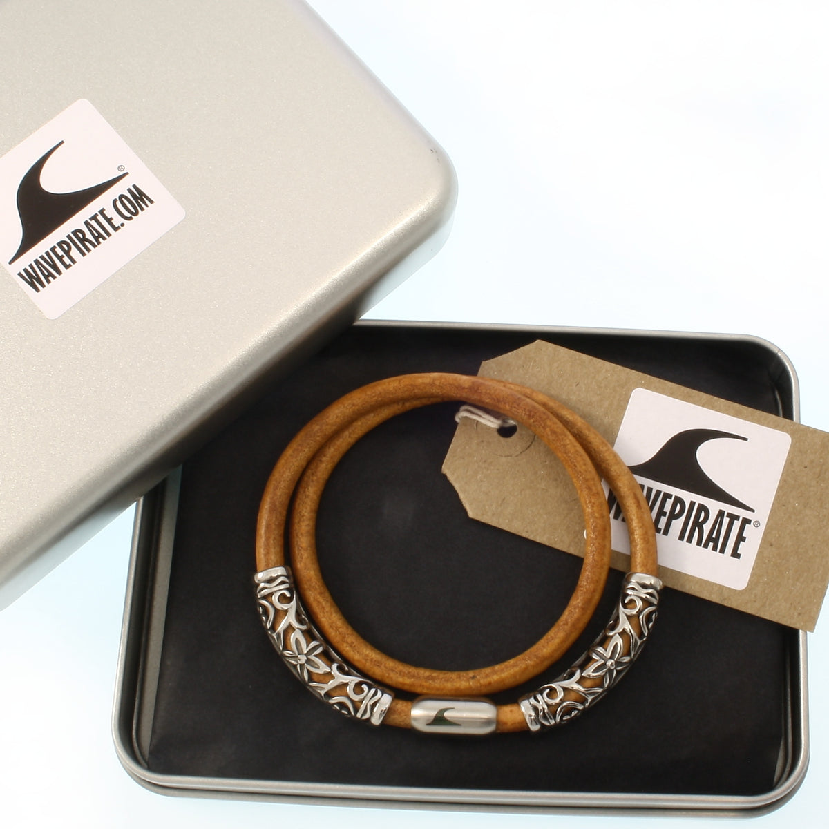lederhalskette-herren-damen-cognac-silber-xo2-riemen-massiv-Edelstahlverschluss-geschenkverpackung-wavepirate-shop-r