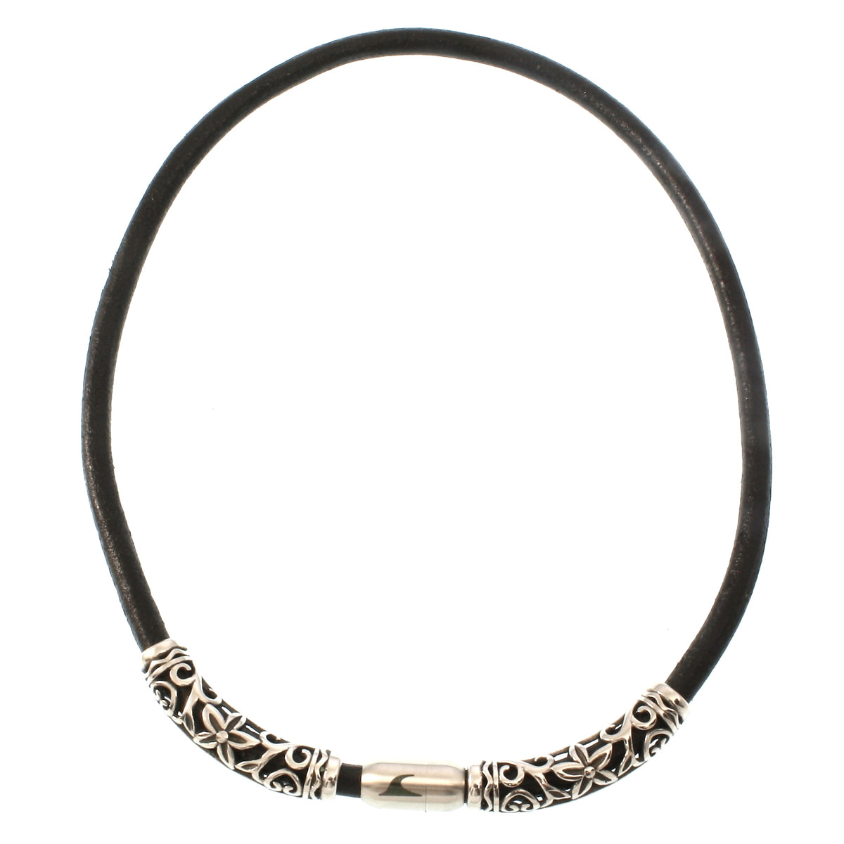 lederhalskette-herren-damen-schwarz-silber-xo2-riemen-massiv-Edelstahlverschluss-vorn-wavepirate-shop-r
