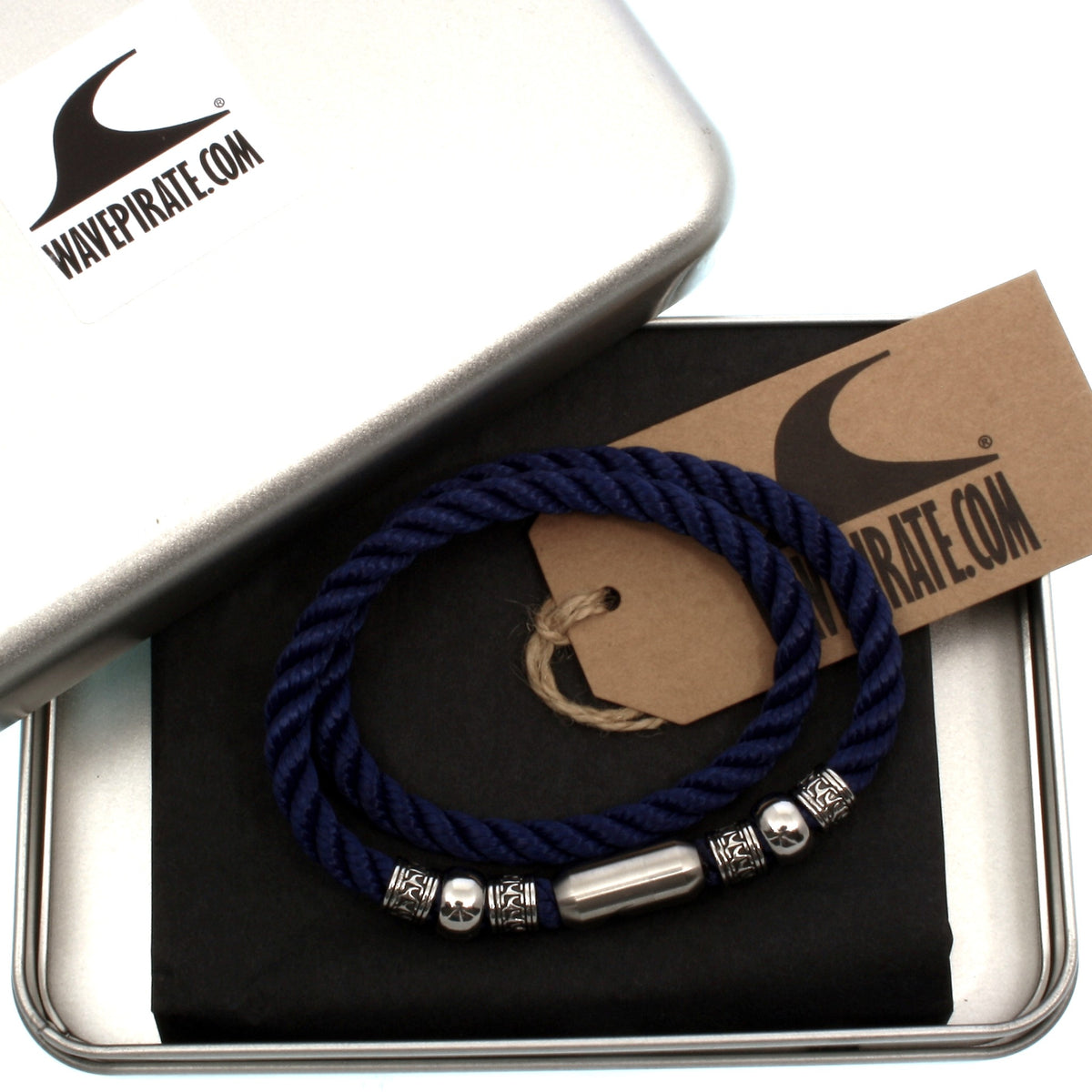 segeltau-halskette-Herren-damen-atoll-blau-silber-kordel-geflochten-Edelstahlverschluss-geschenkverpackung-wavepirate-shop-k
