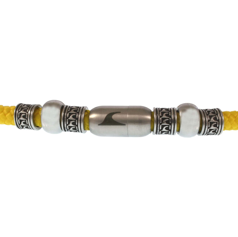 segeltau-halskette-Herren-damen-atoll-gelb-silber-geflochten-Edelstahlverschluss-detail-wavepirate-shop-st