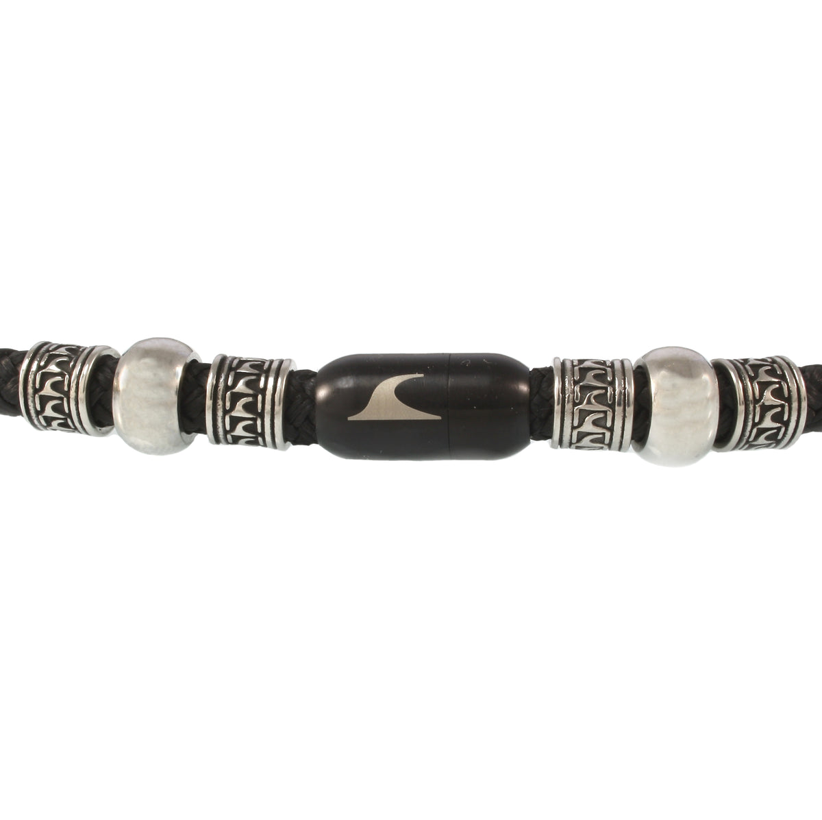 segeltau-halskette-Herren-damen-atoll-schwarz-geflochten-Edelstahlverschluss-detail-wavepirate-shop-st