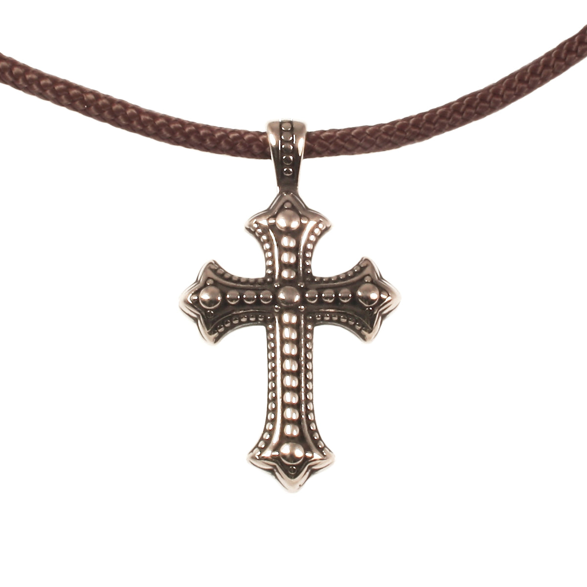 segeltau-halskette-Herren-damen-kreuz-braun-geflochten-Edelstahlverschluss-detail-wavepirate-shop-st