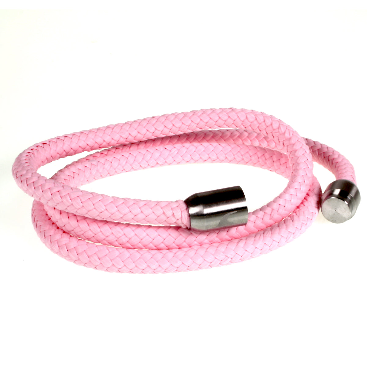 segeltauarmband-damen-rosa-silber-storm-geflochten-Edelstahlverschluss-offen-wavepirate-shop-st